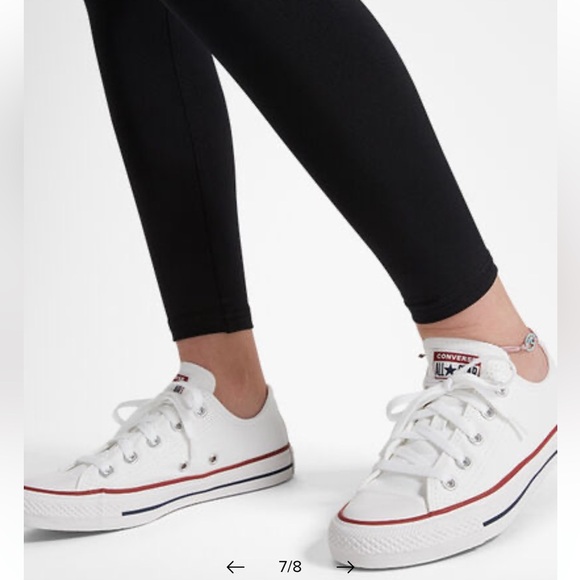 Converse Chuck Taylor Patch High Rise Leggings Girl Size Large (12-13) - Picture 2 of 5